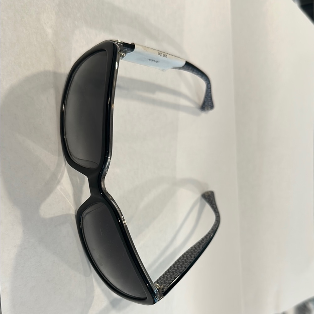 Coach Black and Silver Sunglasses